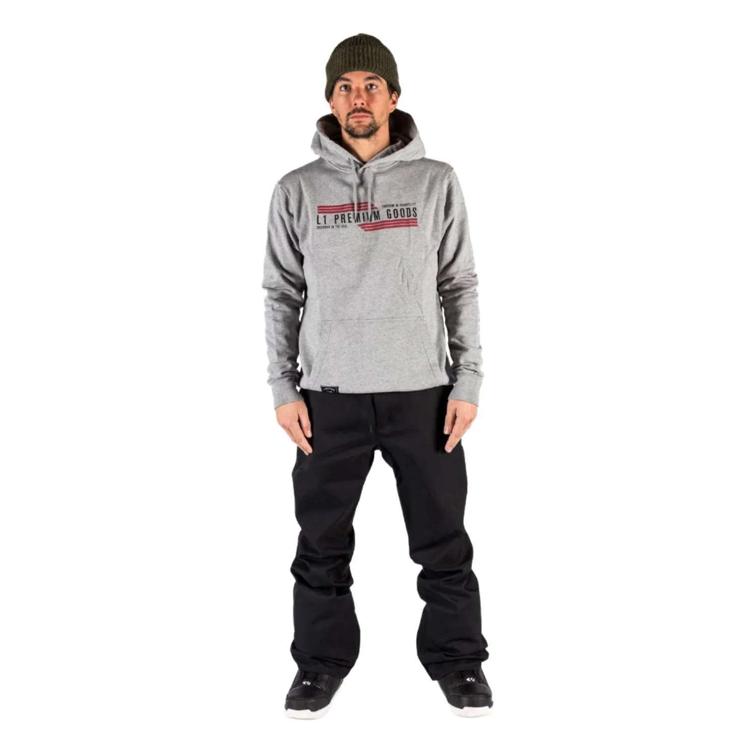 L1 Men's Thunder Snow Pant 2024 Black - Image 2