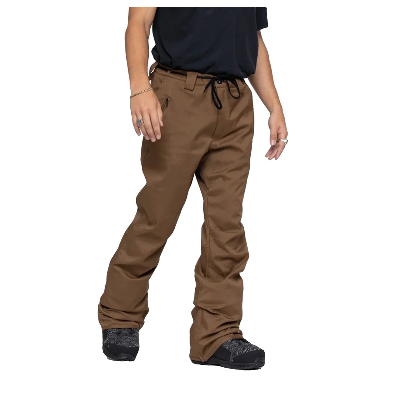 L1 Men's Thunder Snow Pant 2024 Coffee - Image 2
