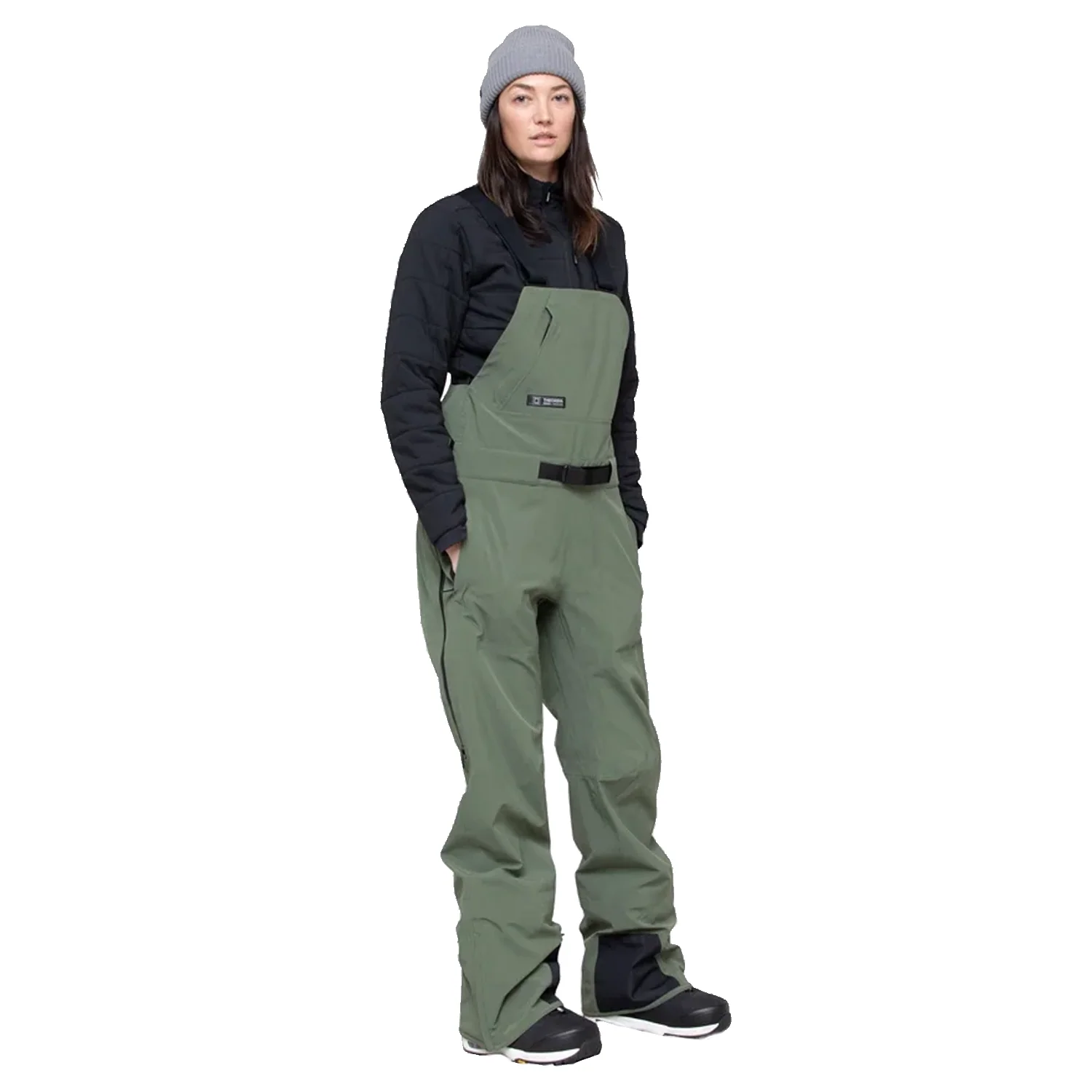 L1 Women's Sao Bib Pant 2024 Thyme - Image 2