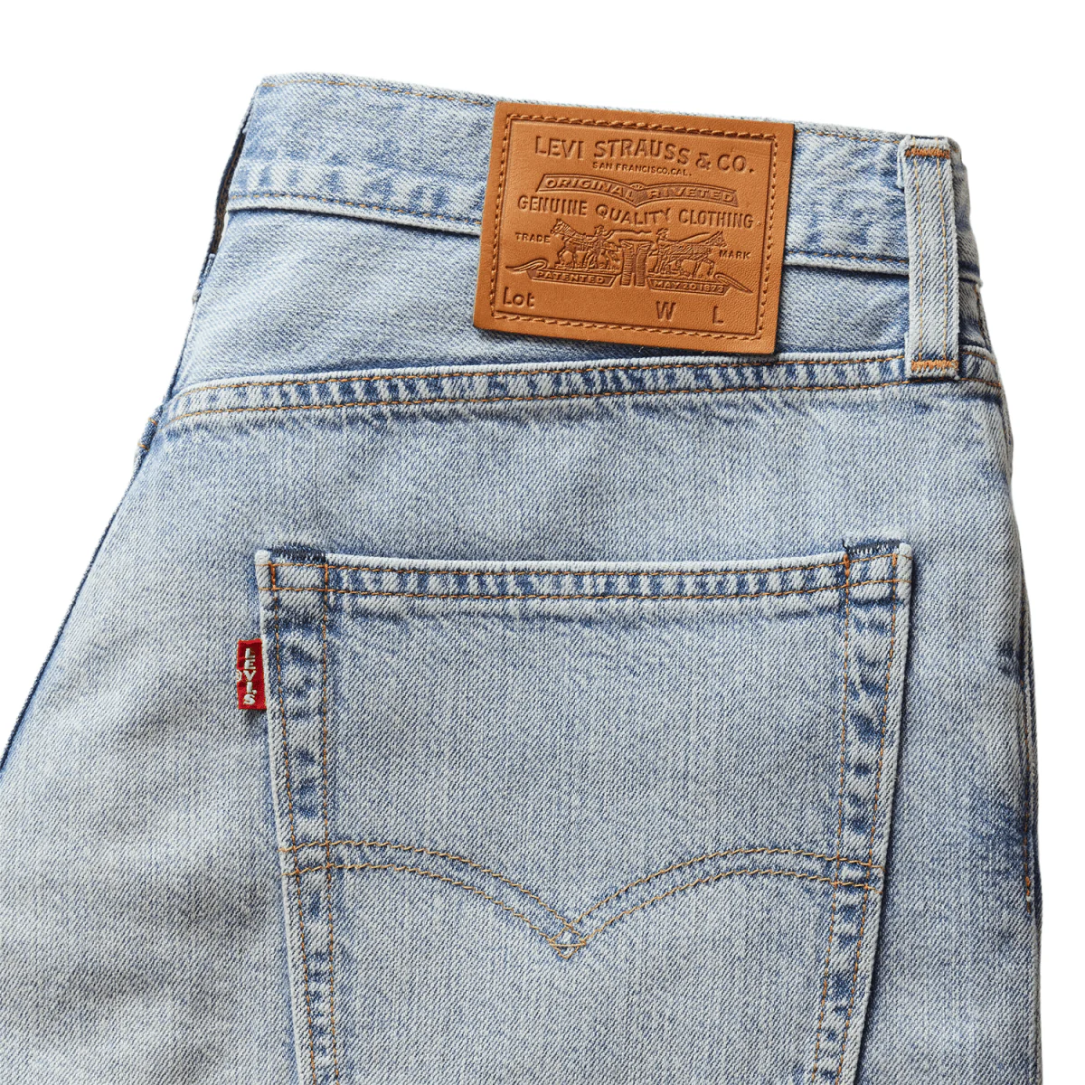 Levis Men's 468 Loose Rewrite Hope Short Light Indigo - Image 4