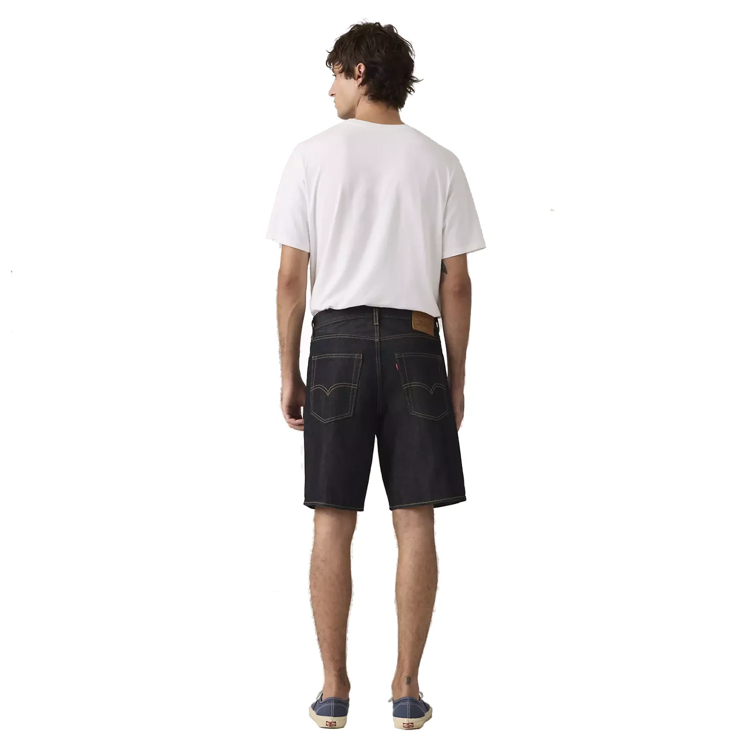 Levis Men's 468 Loose Shorts Rinse Master Dark Indigo - Image 2