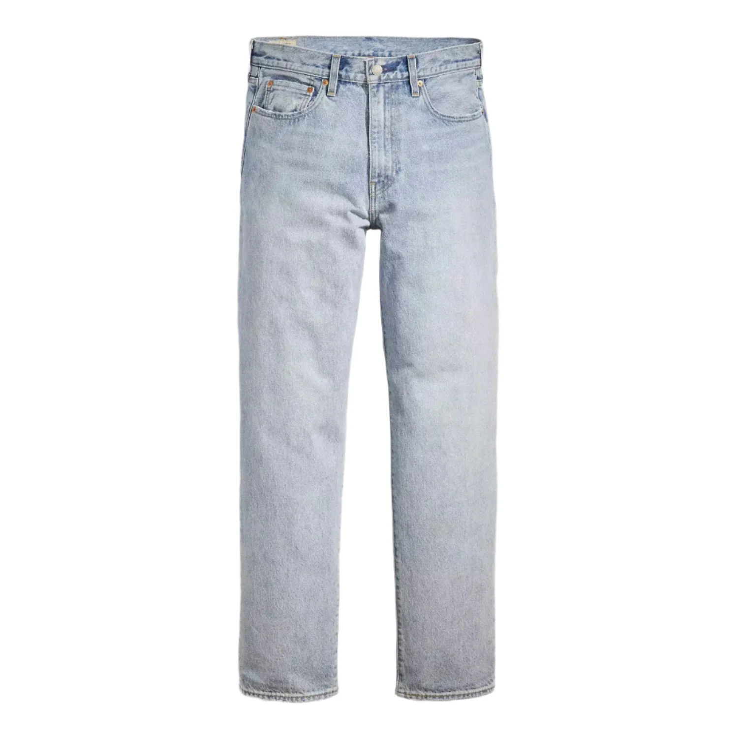 Levis Men's 568 Loose Straight Jean Baby Blue Essentials Light Indigo/Worn In - Image 4