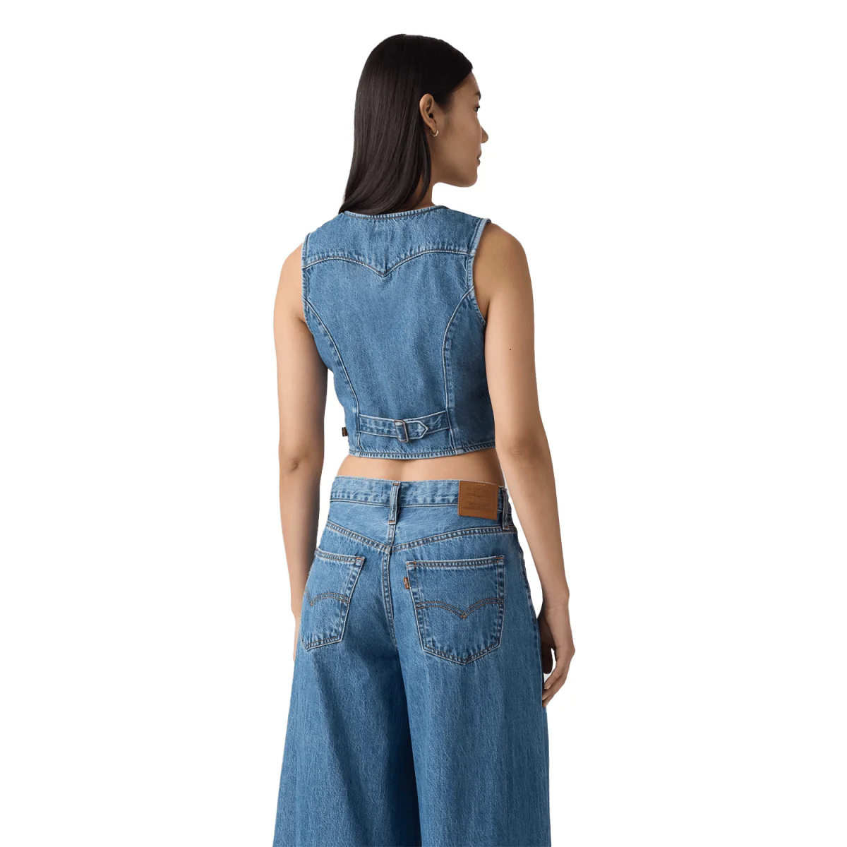 Levis Women's Amore Denim Vest Cause And Effect - Image 2