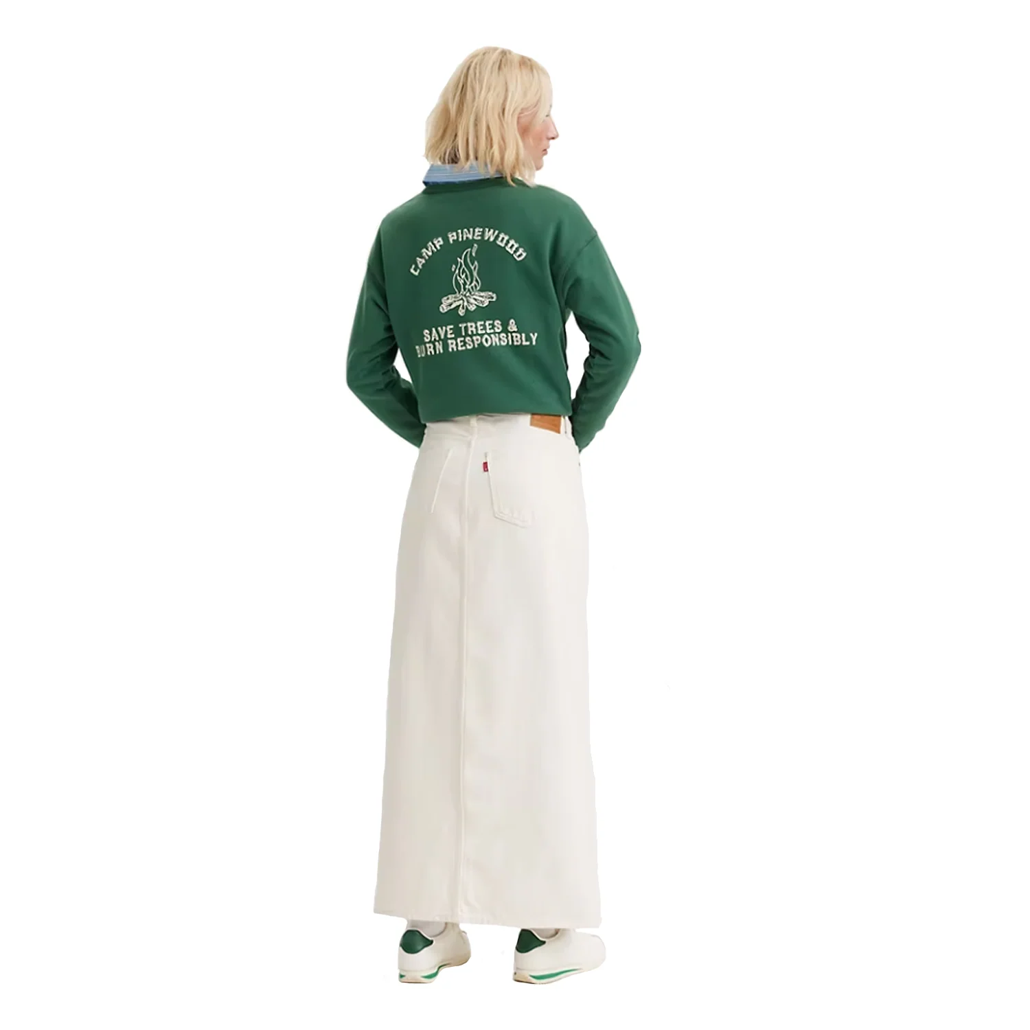 Levis Women's Ankle Column Skirt Snowing In L.A. - Image 4