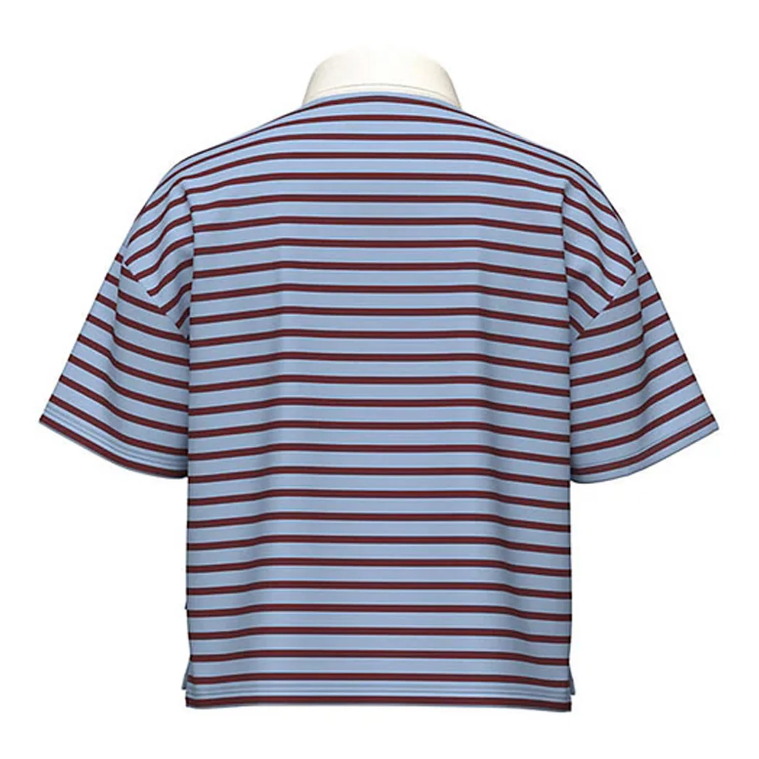Levis Women's Aries Rugby Polo Allie Stripe Chambray B Blue - Image 2