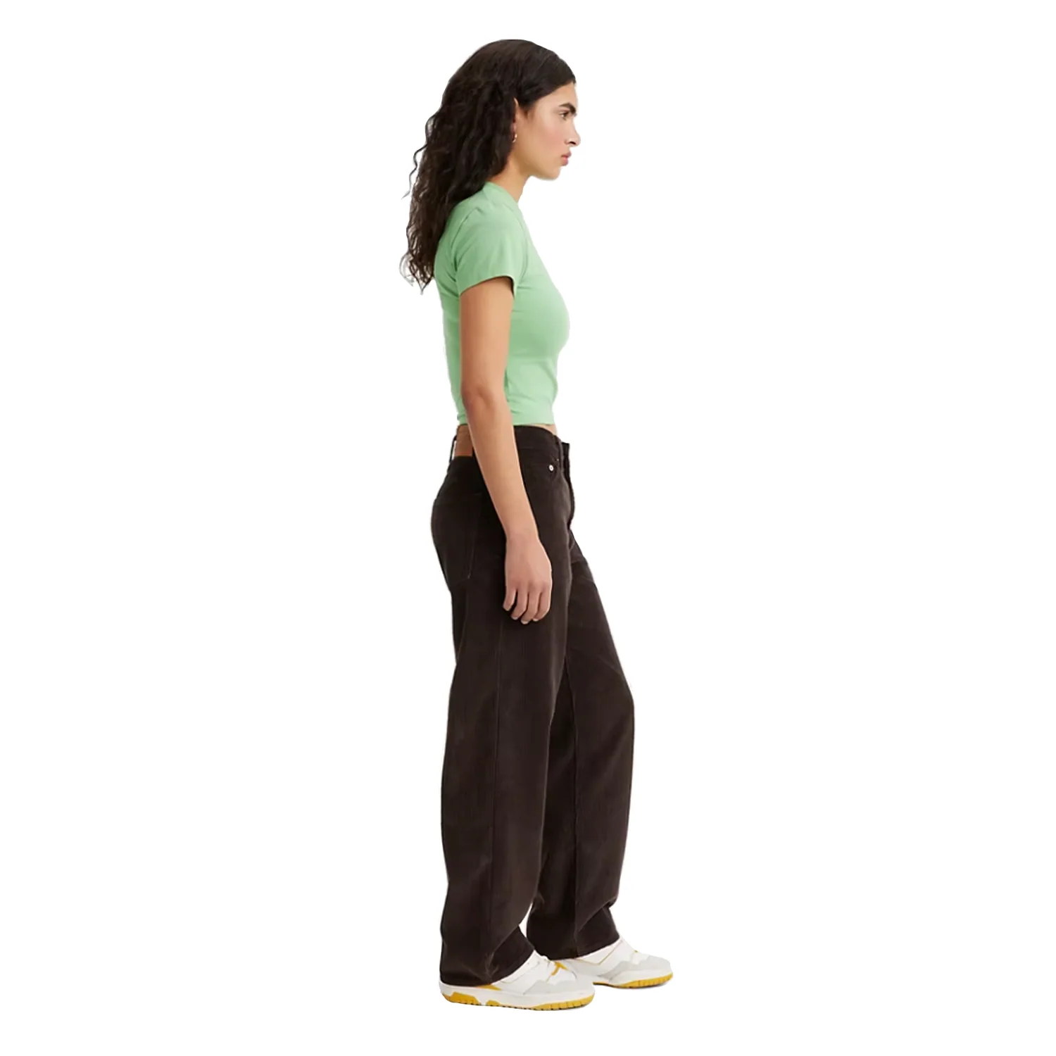 Levis Women's Baggy Corduroy Dad Pant Mole - Image 2
