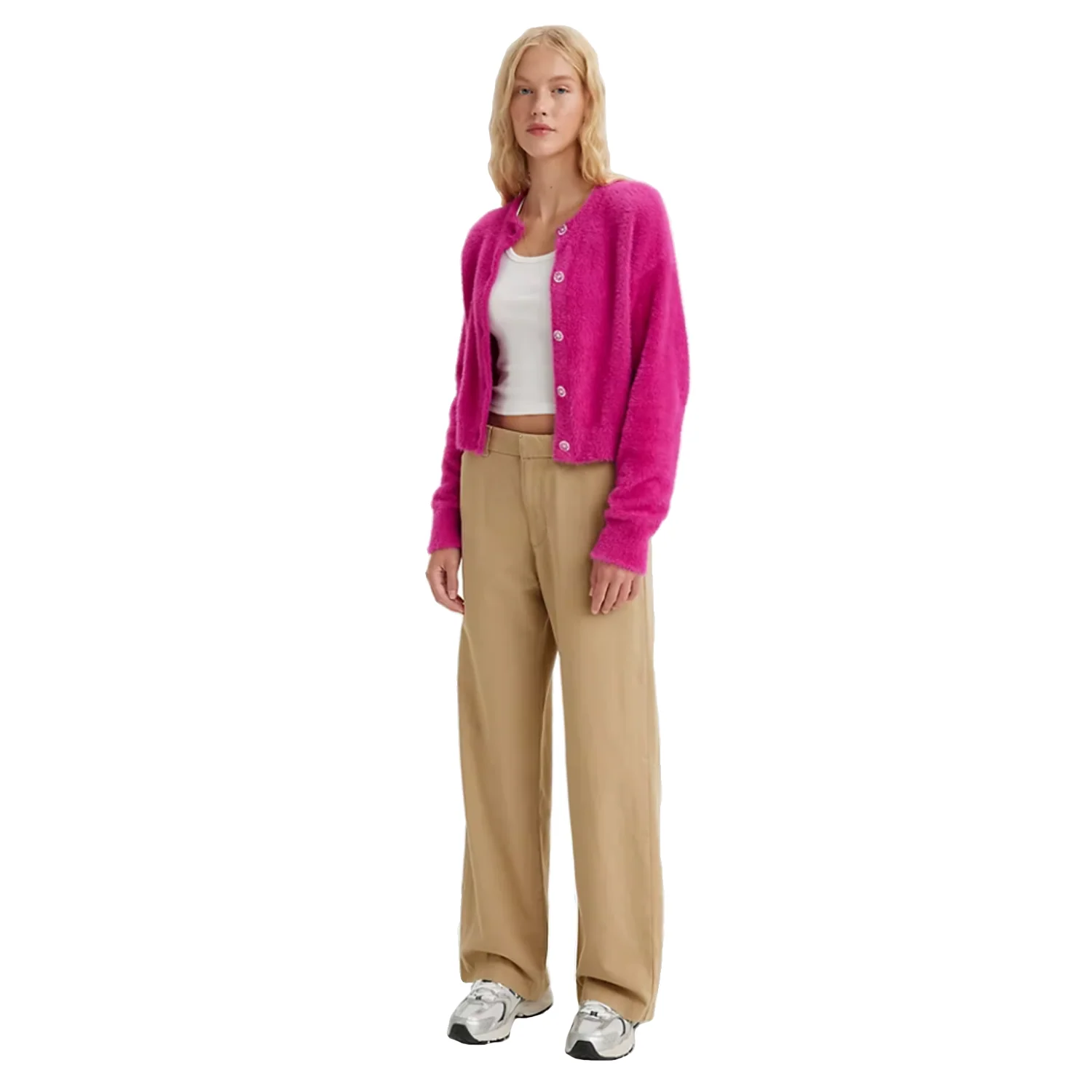 Levis Women's Baggy Trouser Unbasic Khaki - Image 2