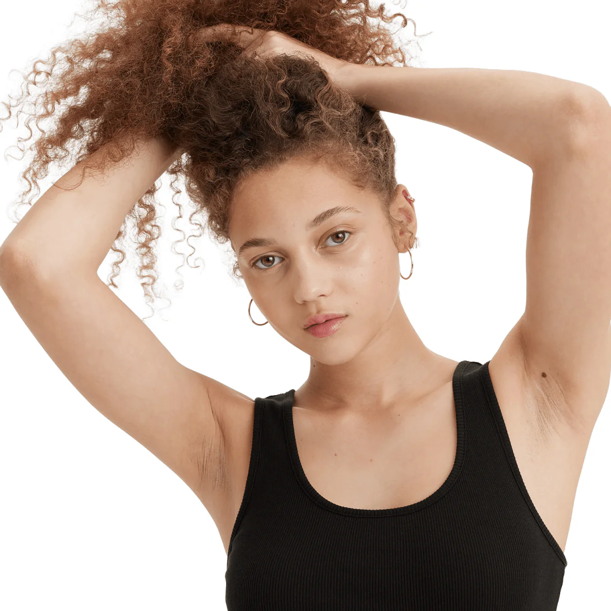 Levis Women's Essential Rib Tank Caviar Black - Image 3