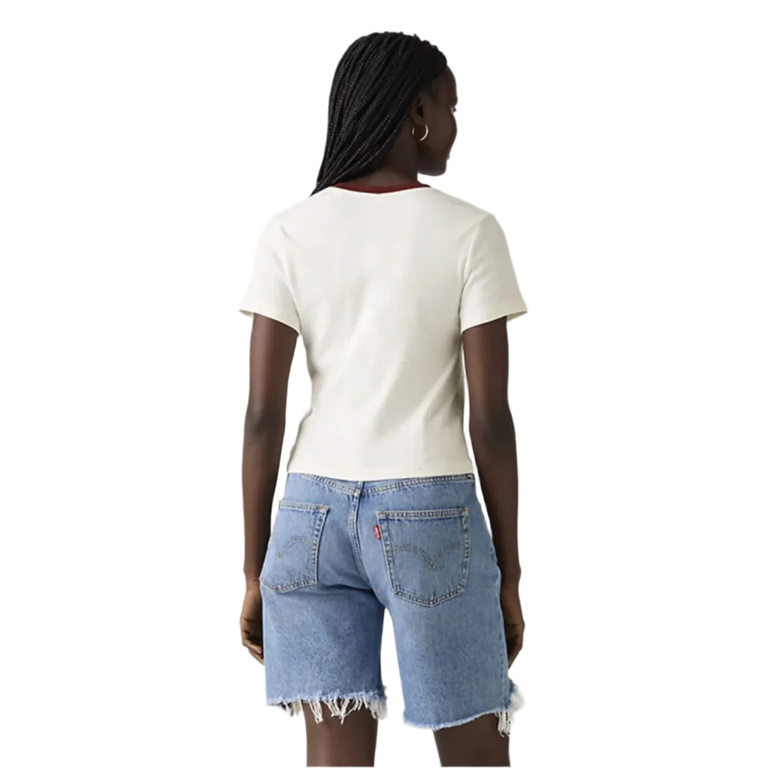 Levis Women's Gr Essential Sporty T-Shirt Muttley Crew Whites - Image 2