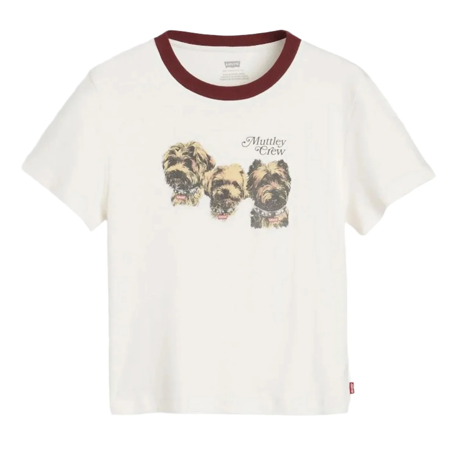 Levis Women's Gr Essential Sporty T-Shirt Muttley Crew Whites - Image 3