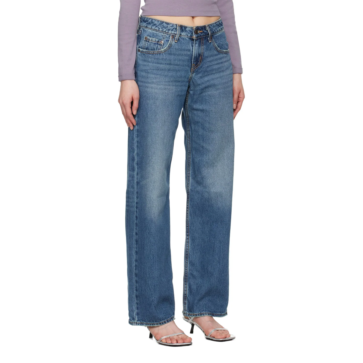 Levis Women's Low Loose Rescued City Jean Med Indigo/Worn In - Image 3