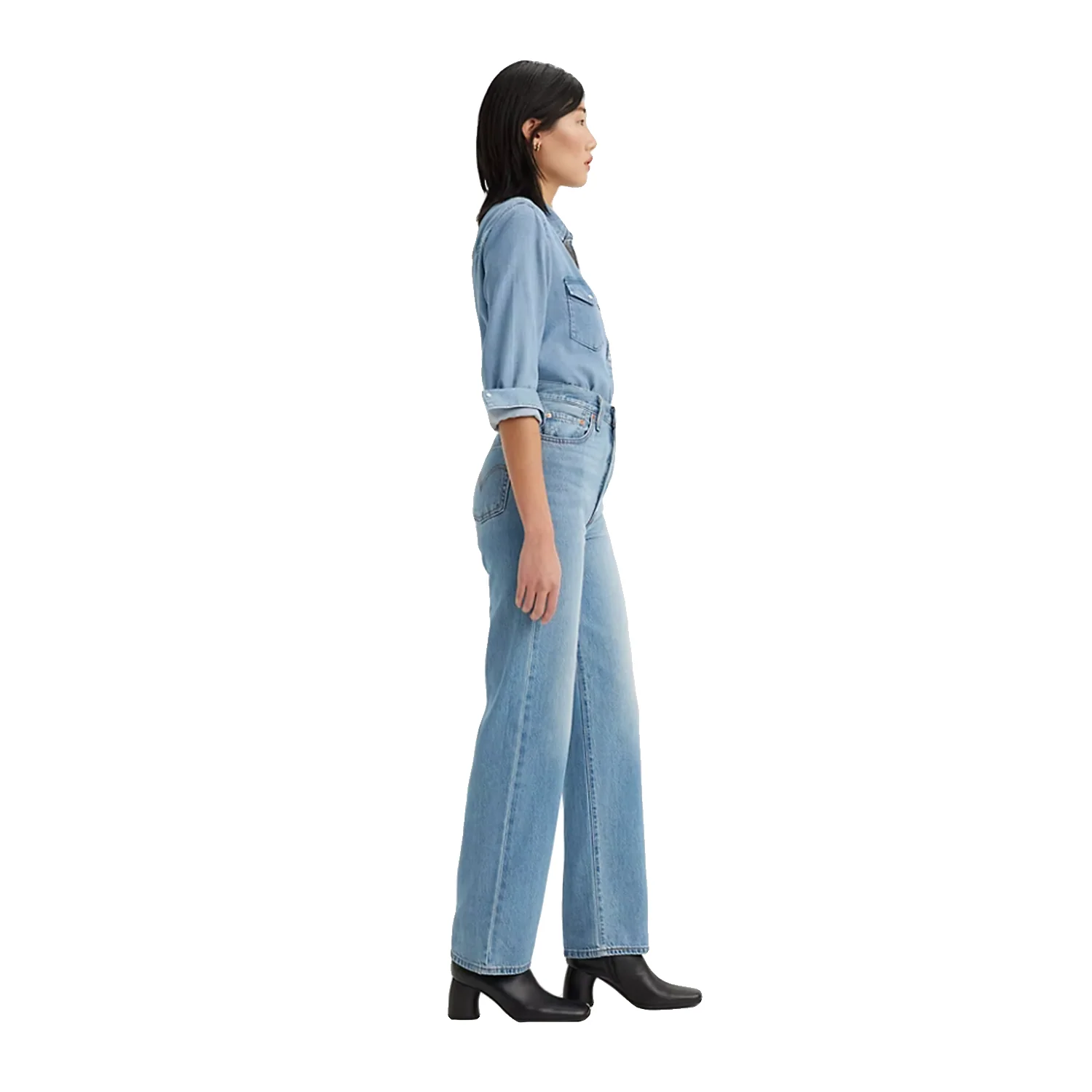 Levis Women's Ribcage Straight Ankle Jean In The Middle - Image 2