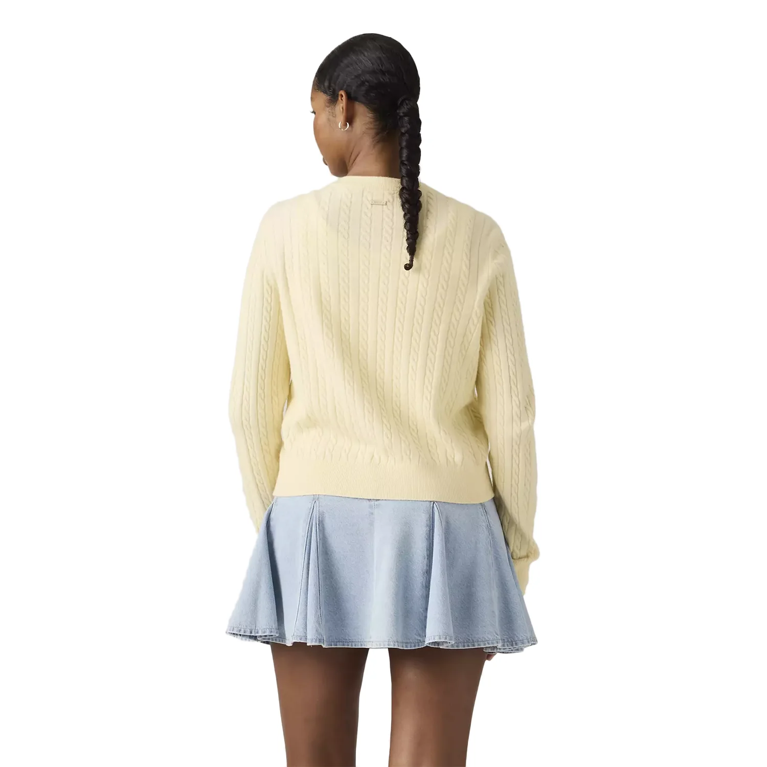 Levis Women's Super Soft Crewneck Cardi Rutabaga - Image 2