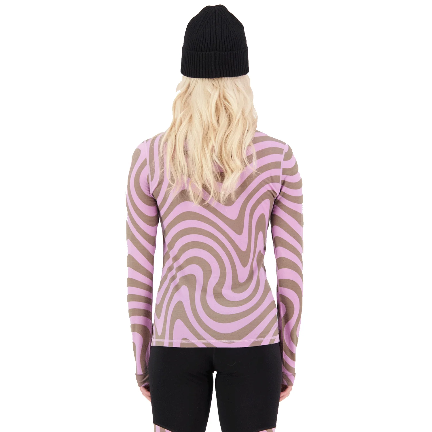 Mons Royale Women's Cascade Merino Flex 200 Top Blazing Trails - Image 2