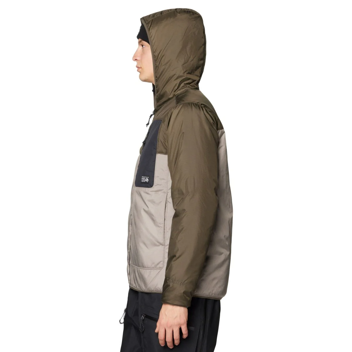 Mountain Hardwear Men's Après Pro Insulated Hooded Jacket 2026 Dunes/Ridgeline/Black - Image 2