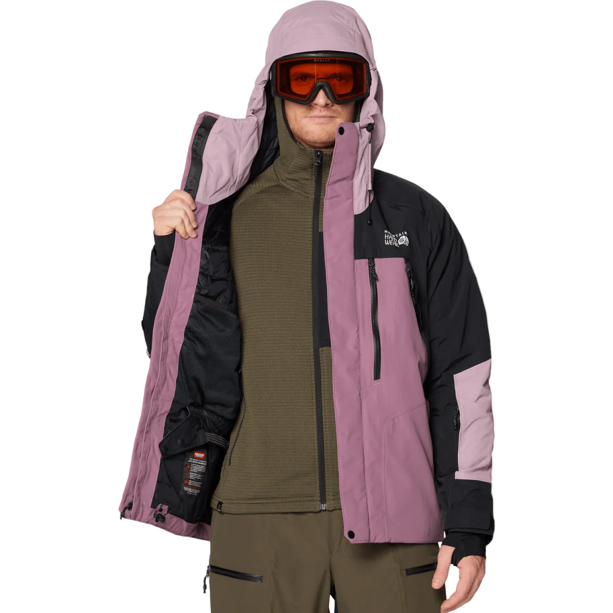 Mountain Hardwear Men's First Tracks Insulated Jacket 2026 Dark Daze/Daze/Black - Image 2