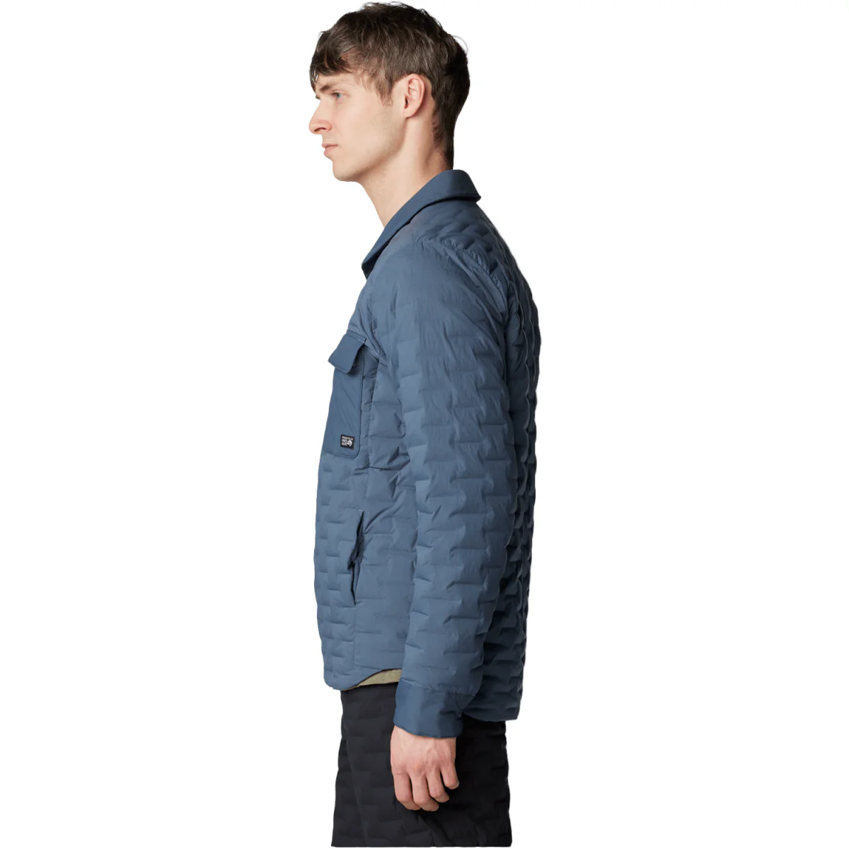 Mountain Hardwear Men's Stretchdown Light Shacket 2026 Moon Blue - Image 3