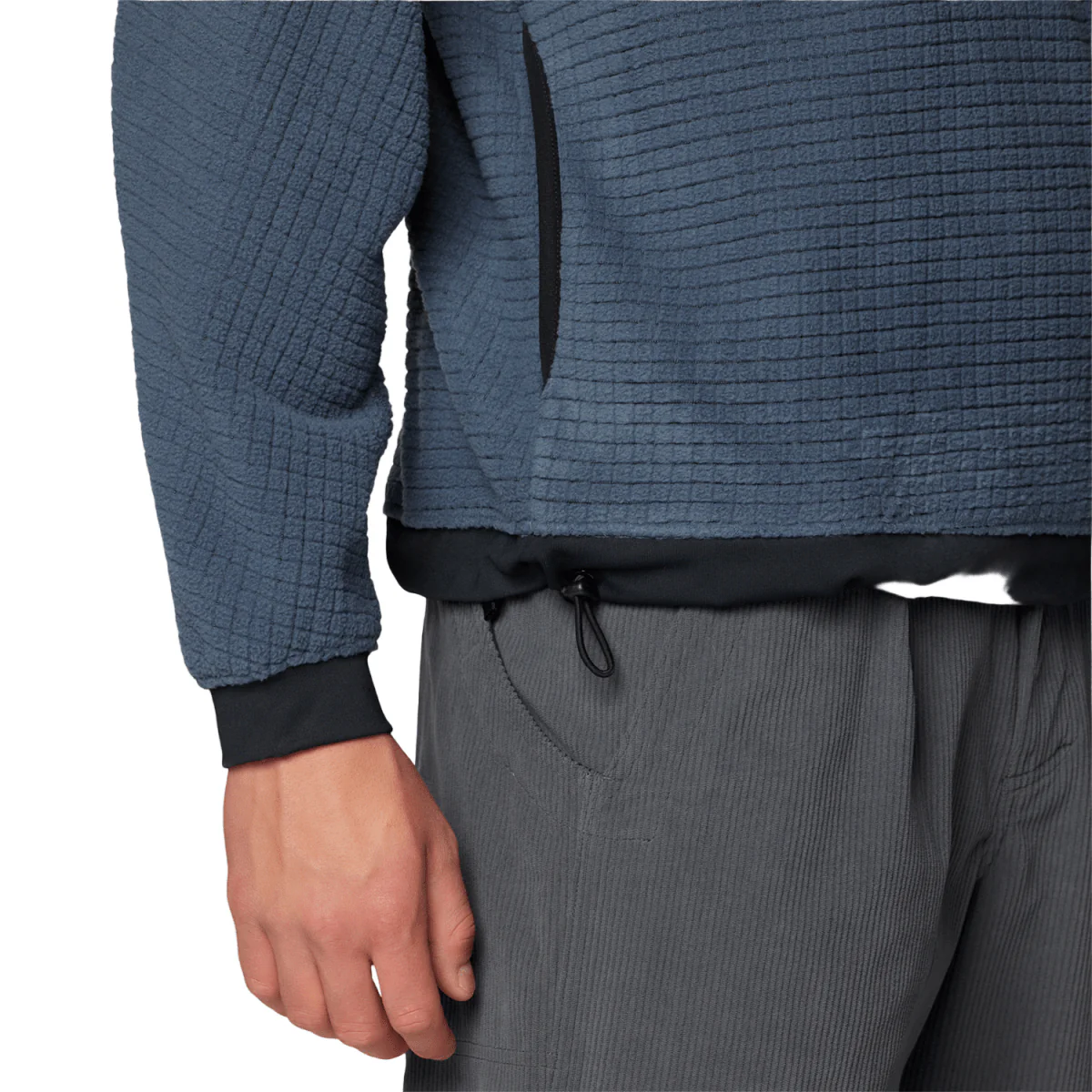 Mountain Hardwear Men's Summit Grid Big Grid Half Zip Fleece 2026 Moon Blue - Image 3