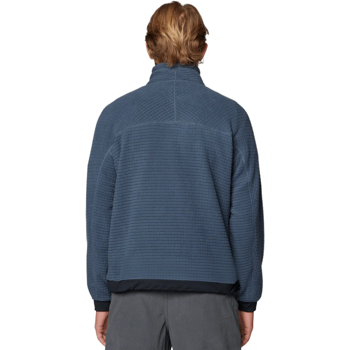 Mountain Hardwear Men's Summit Grid Big Grid Half Zip Fleece 2026 Moon Blue - Image 4