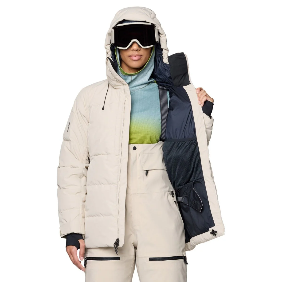Mountain Hardwear Women's Powder Maven Down Jacket 2026 Fossil - Image 2