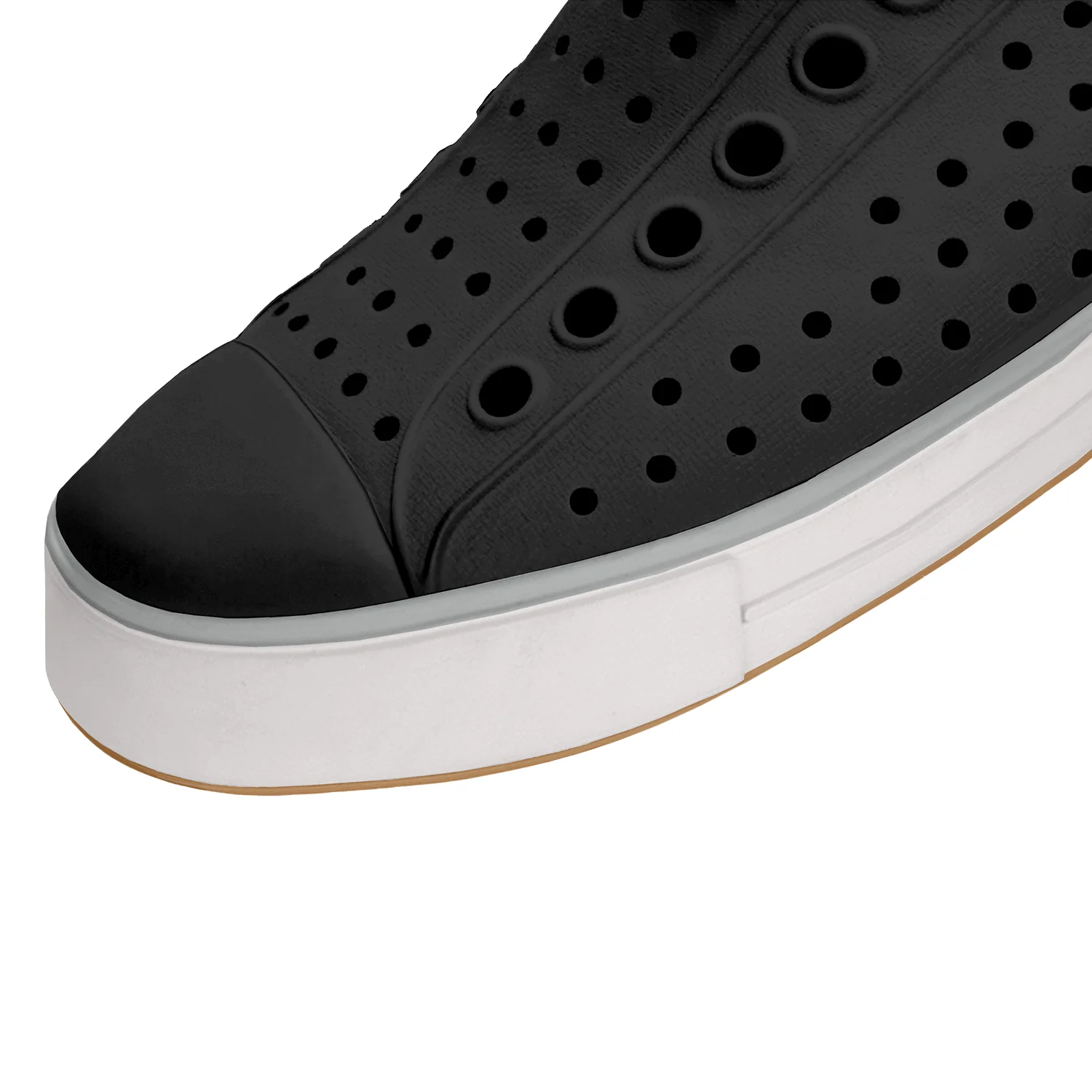 Native Jefferson Arc Wanderfoam Shoe Jiffy Black/Whisper White - Image 4
