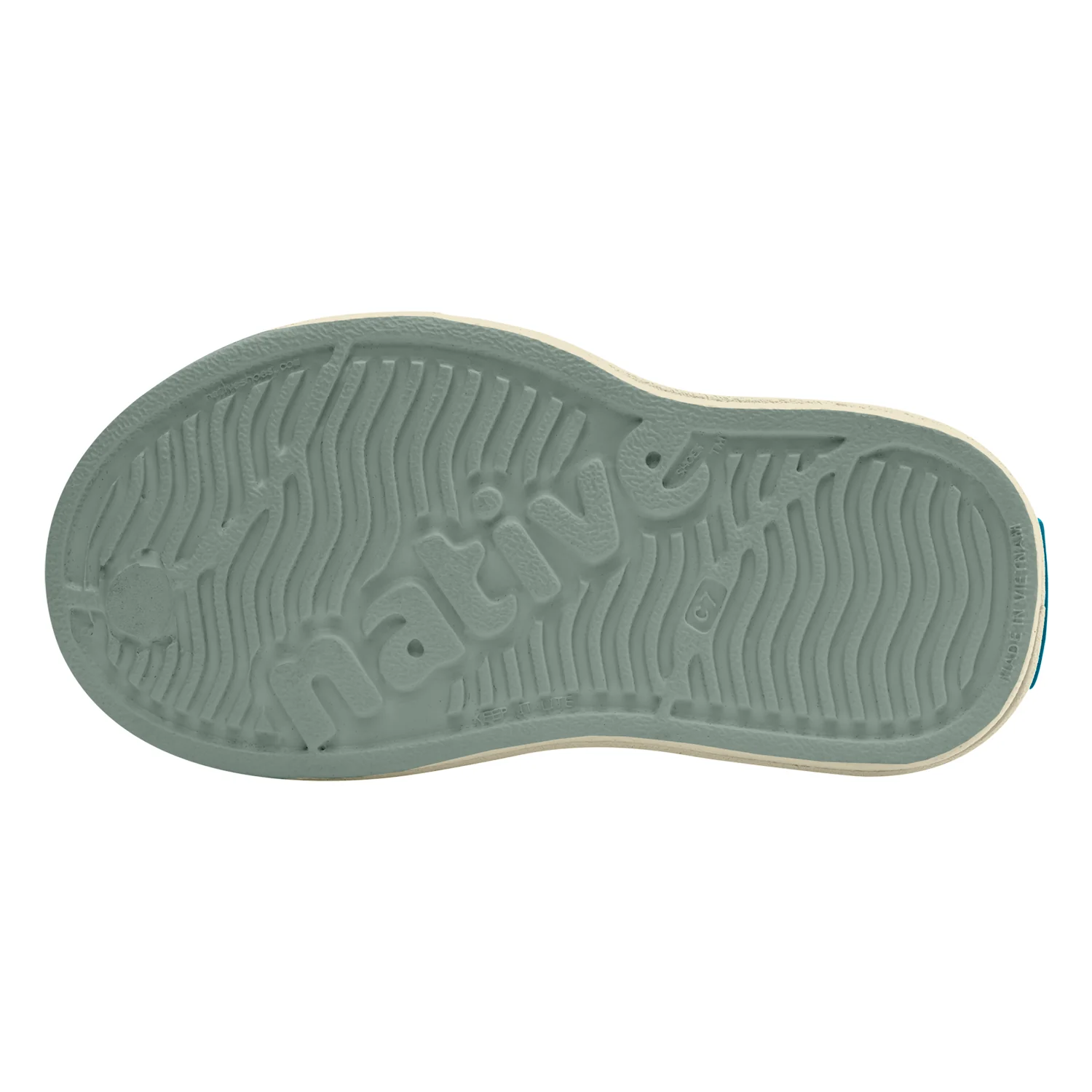 Native Junior Miles Shoe Relax Green/Bone White - Image 3