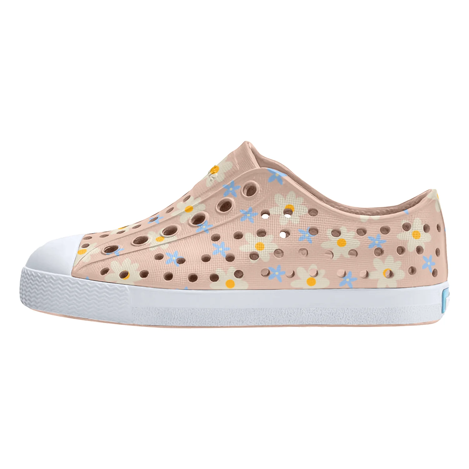 Native Kids Jefferson Print Shoe Chameleon Pink/Shell White/Bone Daisy - Image 2
