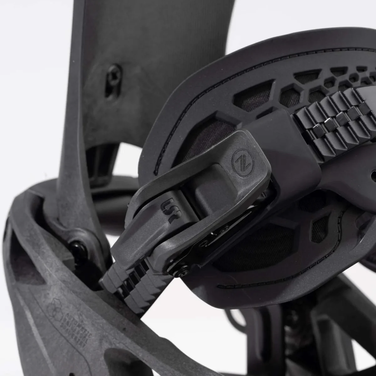 Nidecker Carbon Supermatic Snowboard Bindings 2026 Black - Image 4