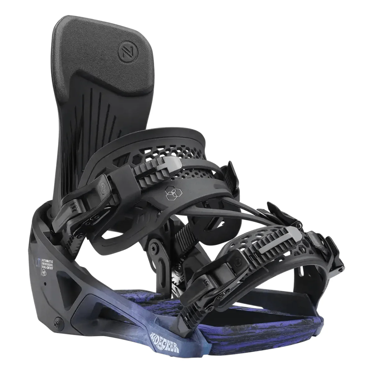 Nidecker LT Supermatic Snowboard Bindings 2026 Bio Black - Image 2
