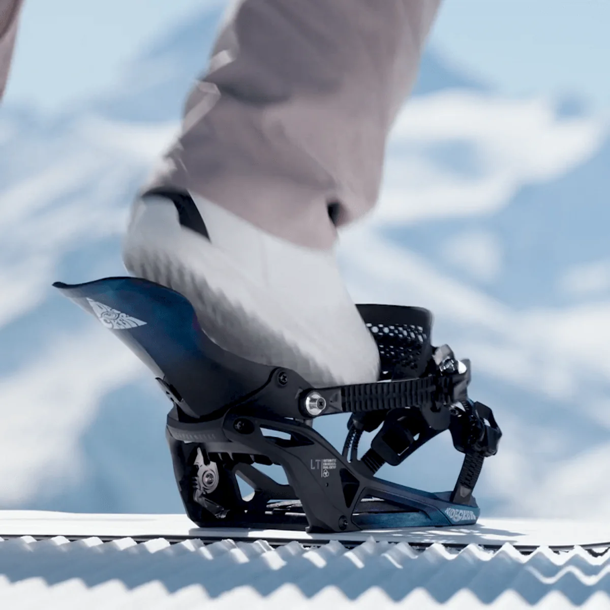 Nidecker LT Supermatic Snowboard Bindings 2026 Bio Black - Image 4