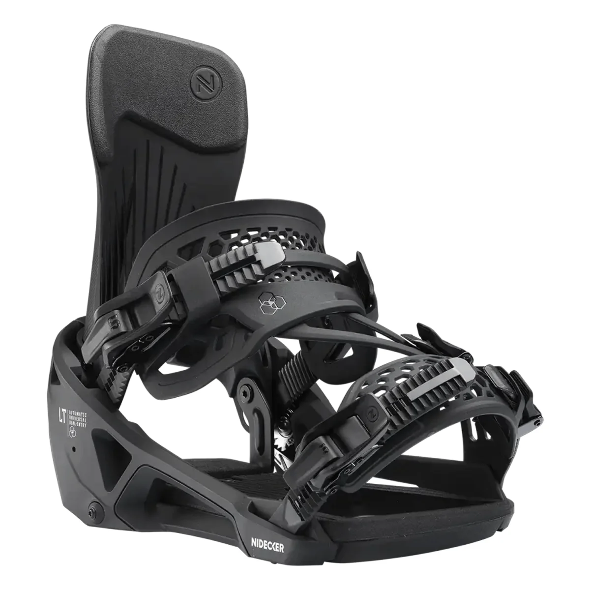 Nidecker LT Supermatic Snowboard Bindings 2026 Black - Image 2