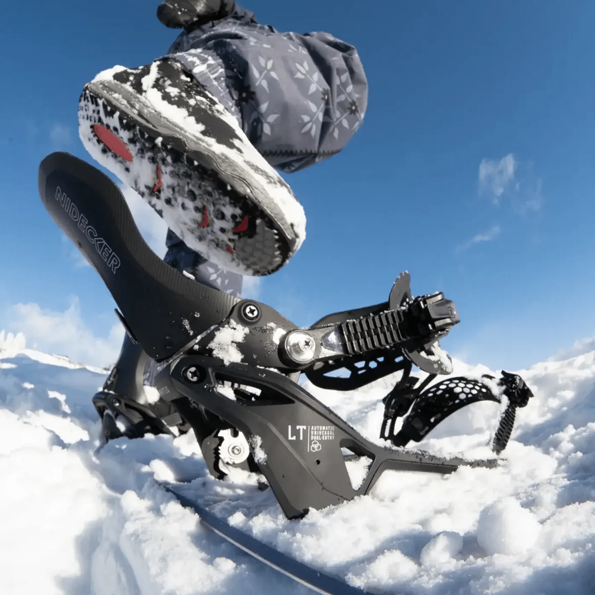 Nidecker LT Supermatic Snowboard Bindings 2026 Black - Image 3