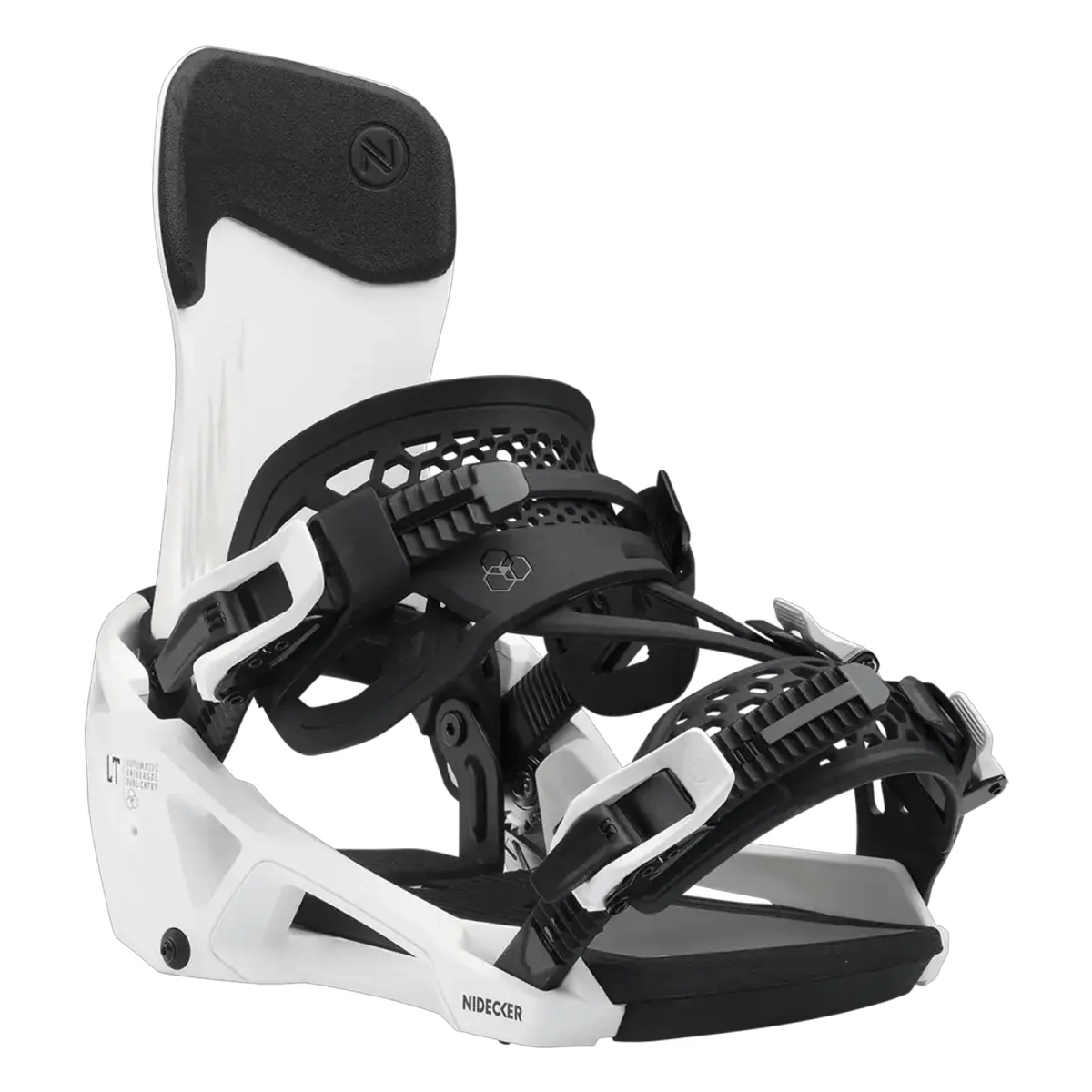 Nidecker LT Supermatic Snowboard Bindings 2026 White - Image 2