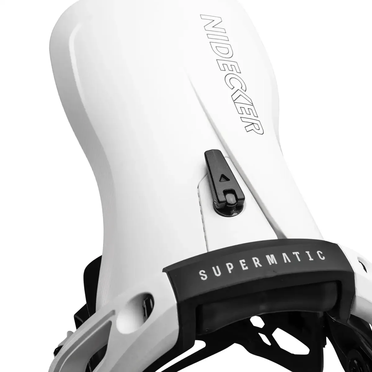 Nidecker LT Supermatic Snowboard Bindings 2026 White - Image 3