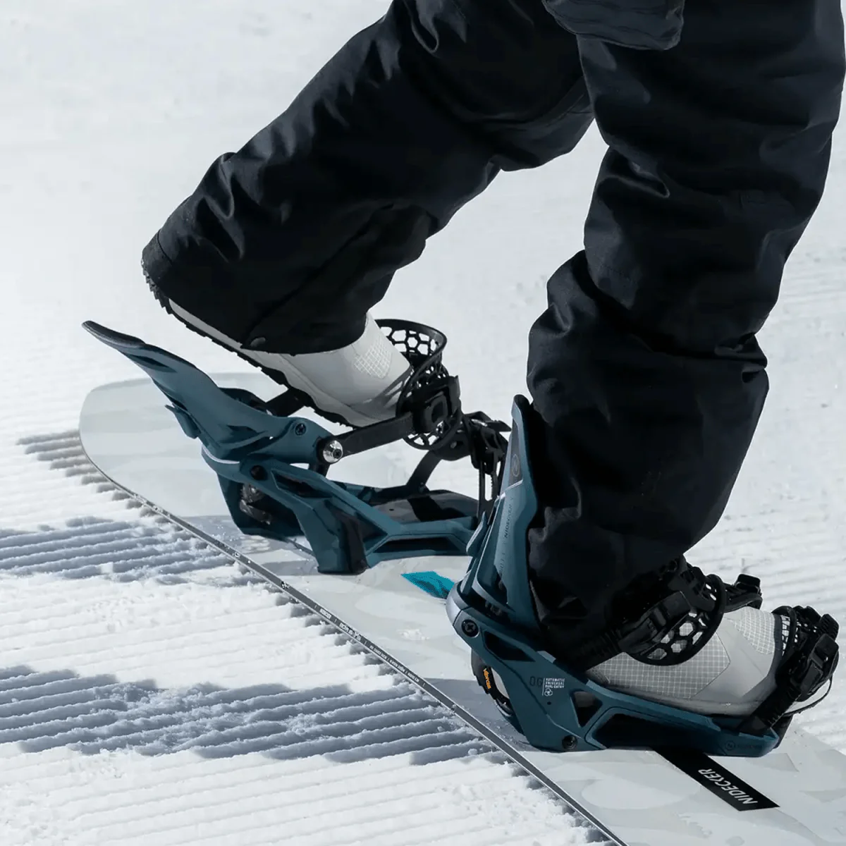 Nidecker OG Supermatic Snowboard Bindings 2026 Atlantic - Image 4
