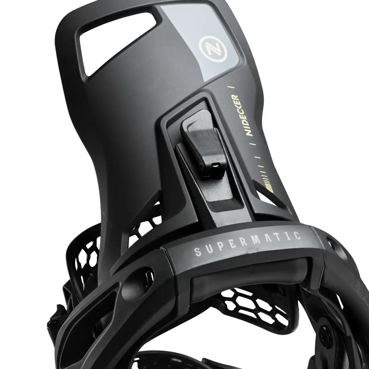 Nidecker OG Supermatic Snowboard Bindings 2026 Black - Image 3