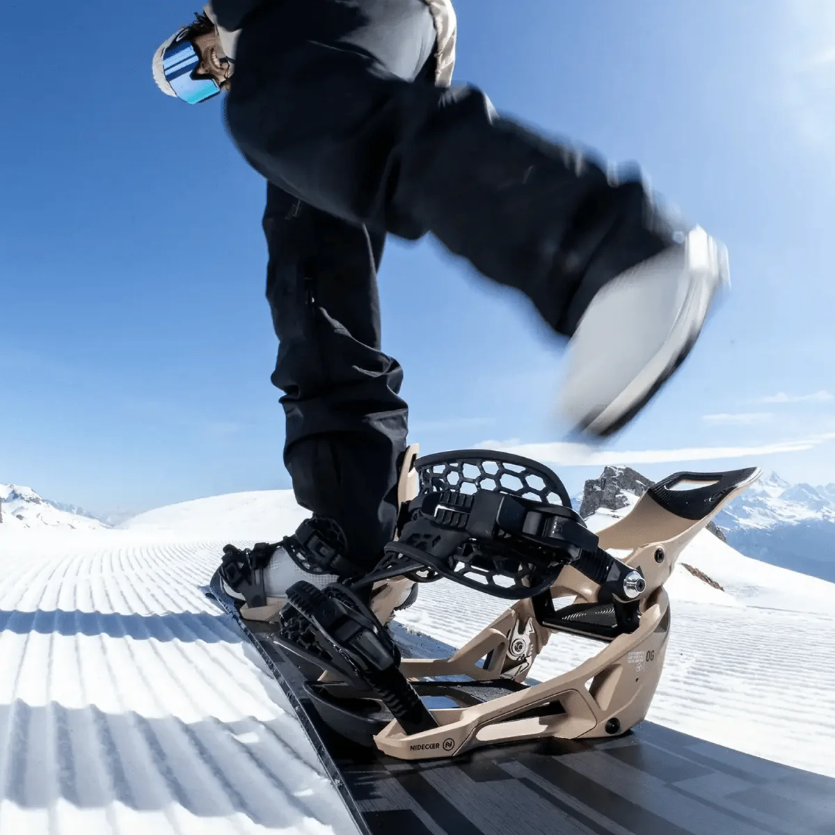 Nidecker OG Supermatic Snowboard Bindings 2026 Desert - Image 4
