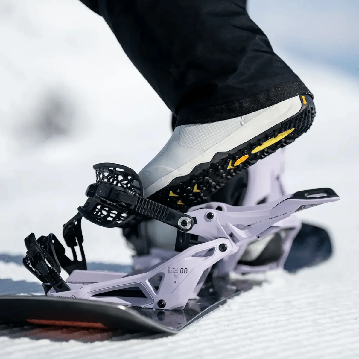 Nidecker OG Supermatic Snowboard Bindings 2026 Heather - Image 4