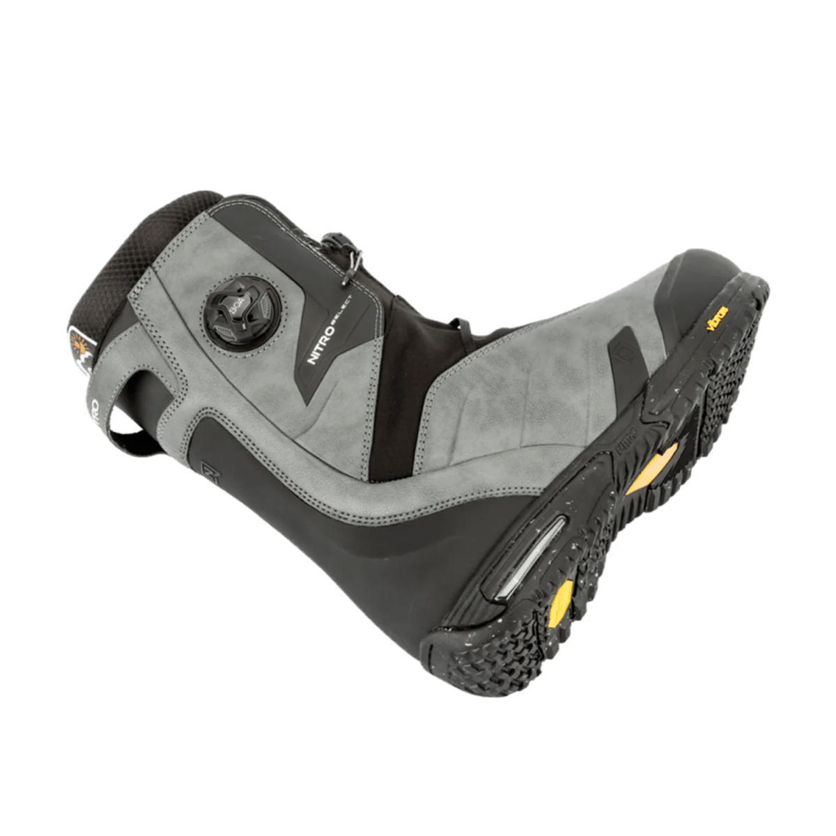 Nitro Men's Select BOA Snowboard Boots 2026 Charcoal/Black - Image 4