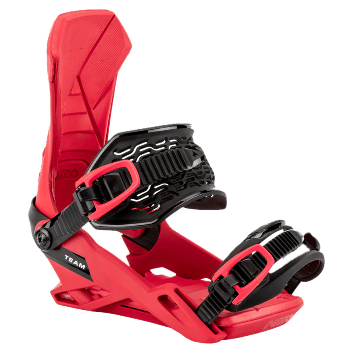 Nitro Men's Team Snowboard Bindings 2026 Vivid Red - Image 2