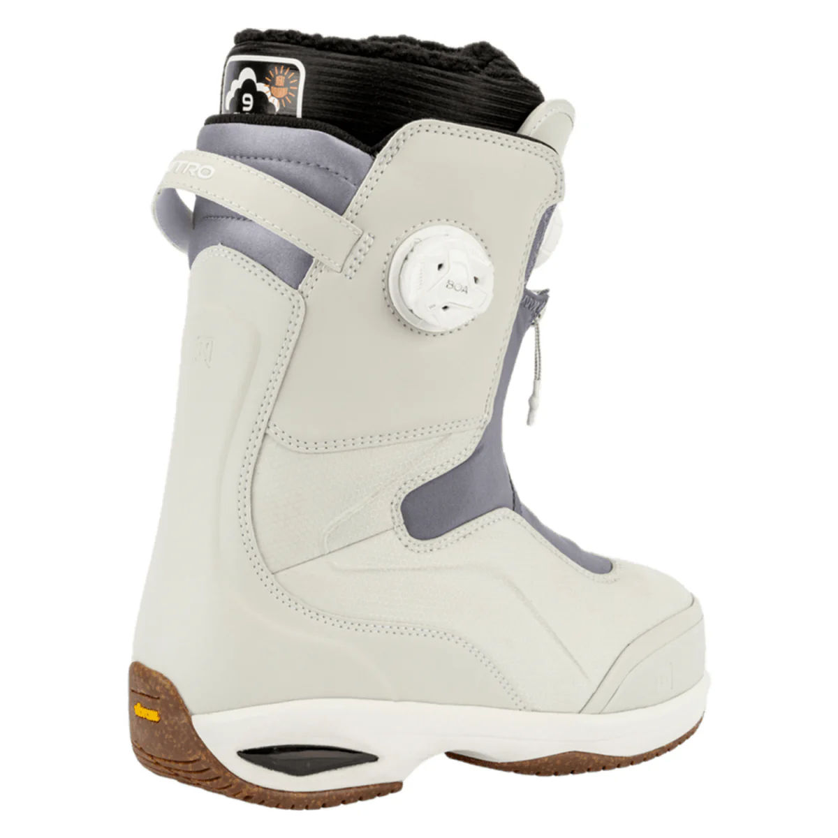 Nitro Women's Fate BOA Snowboard Boots 2026 Ice/Lavender - Image 2