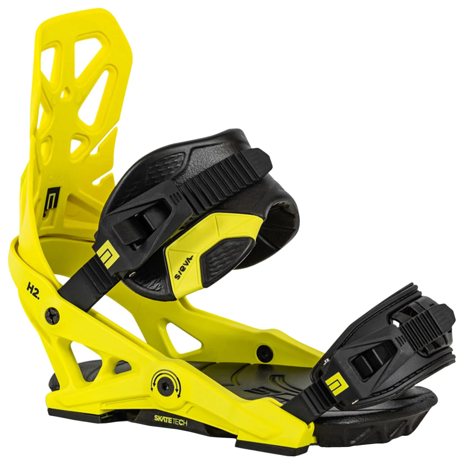 Now Brigade Snowboard Bindings 2023 Lime - Image 2