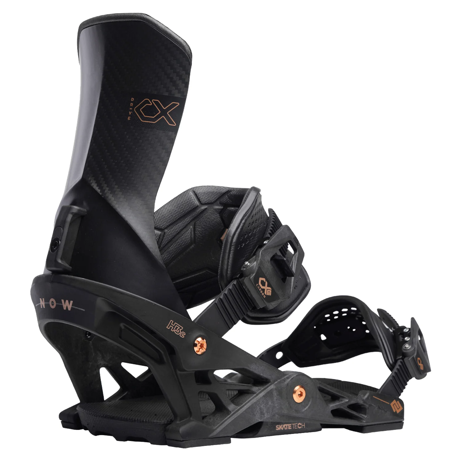 Now Men's Drive CX Snowboard Bindings 2024 Black - Image 2