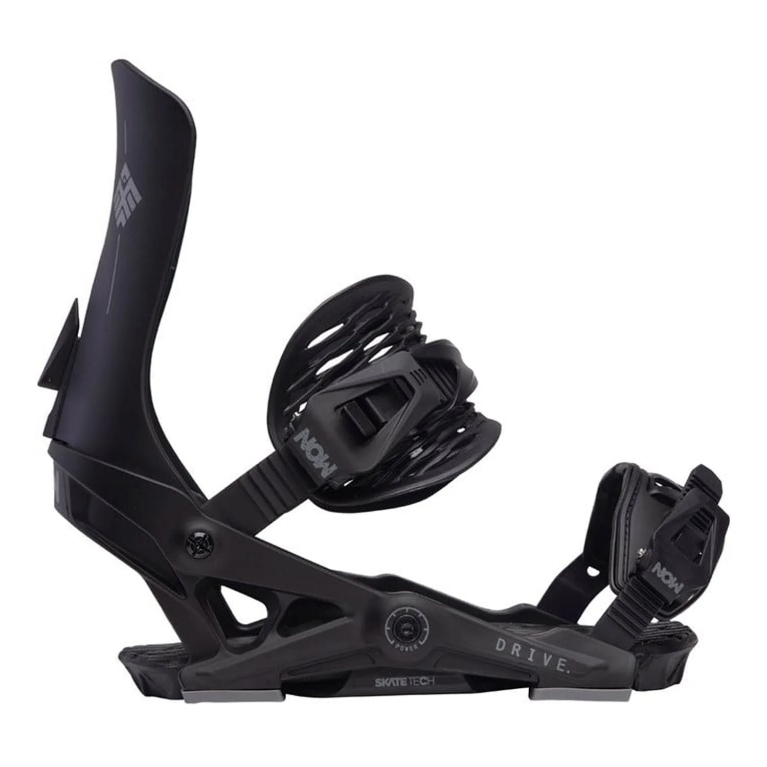 Now Men's Drive Snowboard Bindings 2024 Black - Image 4