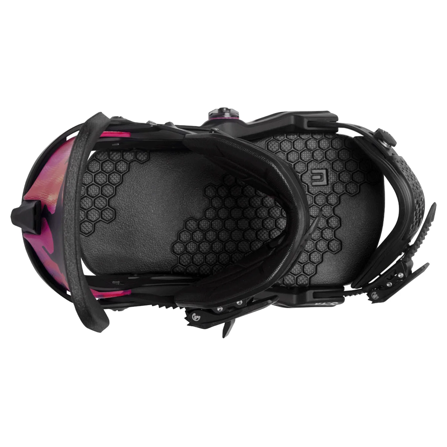 Now Men's Yes Collab Snowboard Bindings 2024 Black/Pink - Image 3