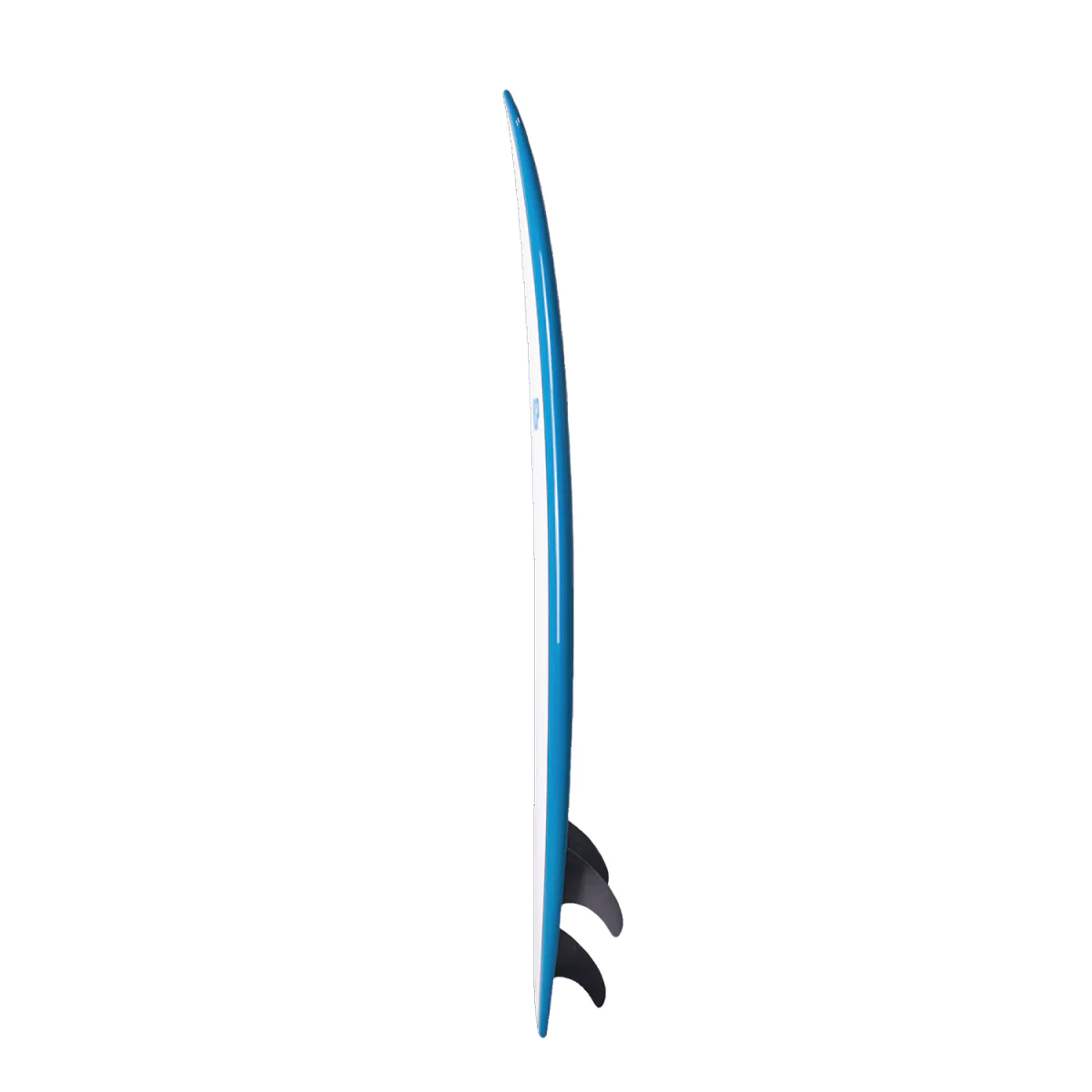 NSP Elements HDT Fish Surfboard Cyan Futures 7'2" - Image 3