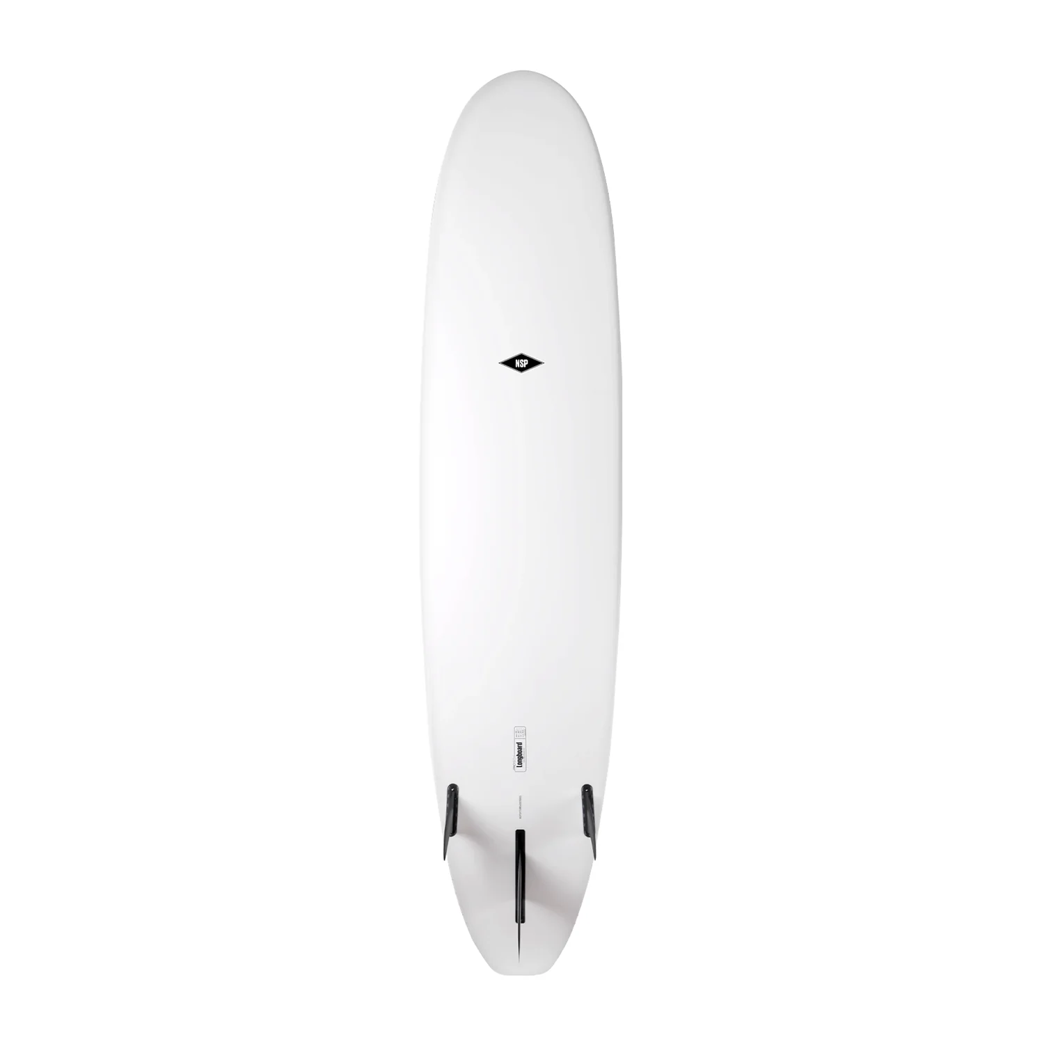 NSP Long Protech Surfboard 9'0" White FTU - Image 2