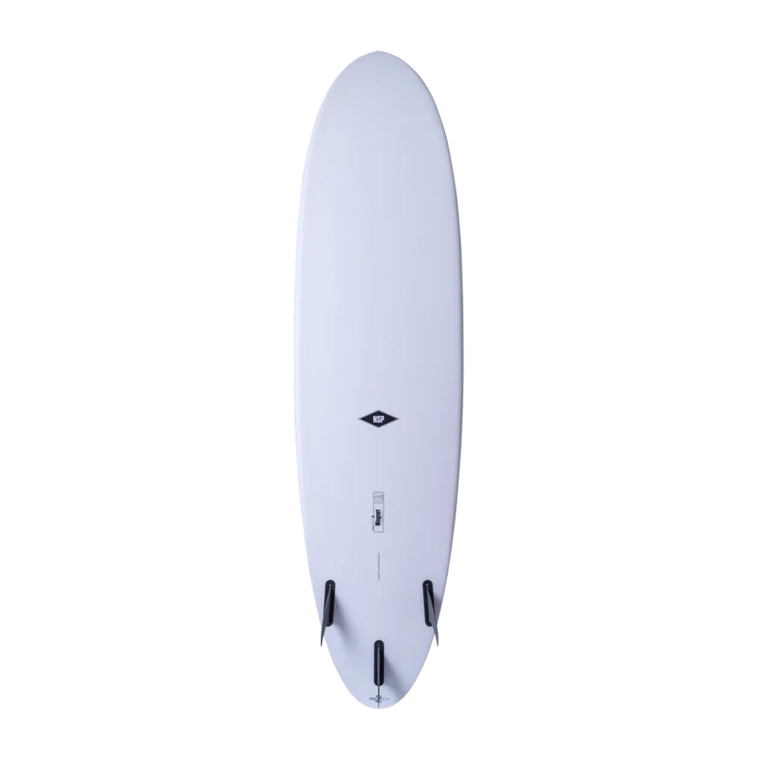 NSP Magnet Protech Surfboard 7'6" White FTU - Image 3