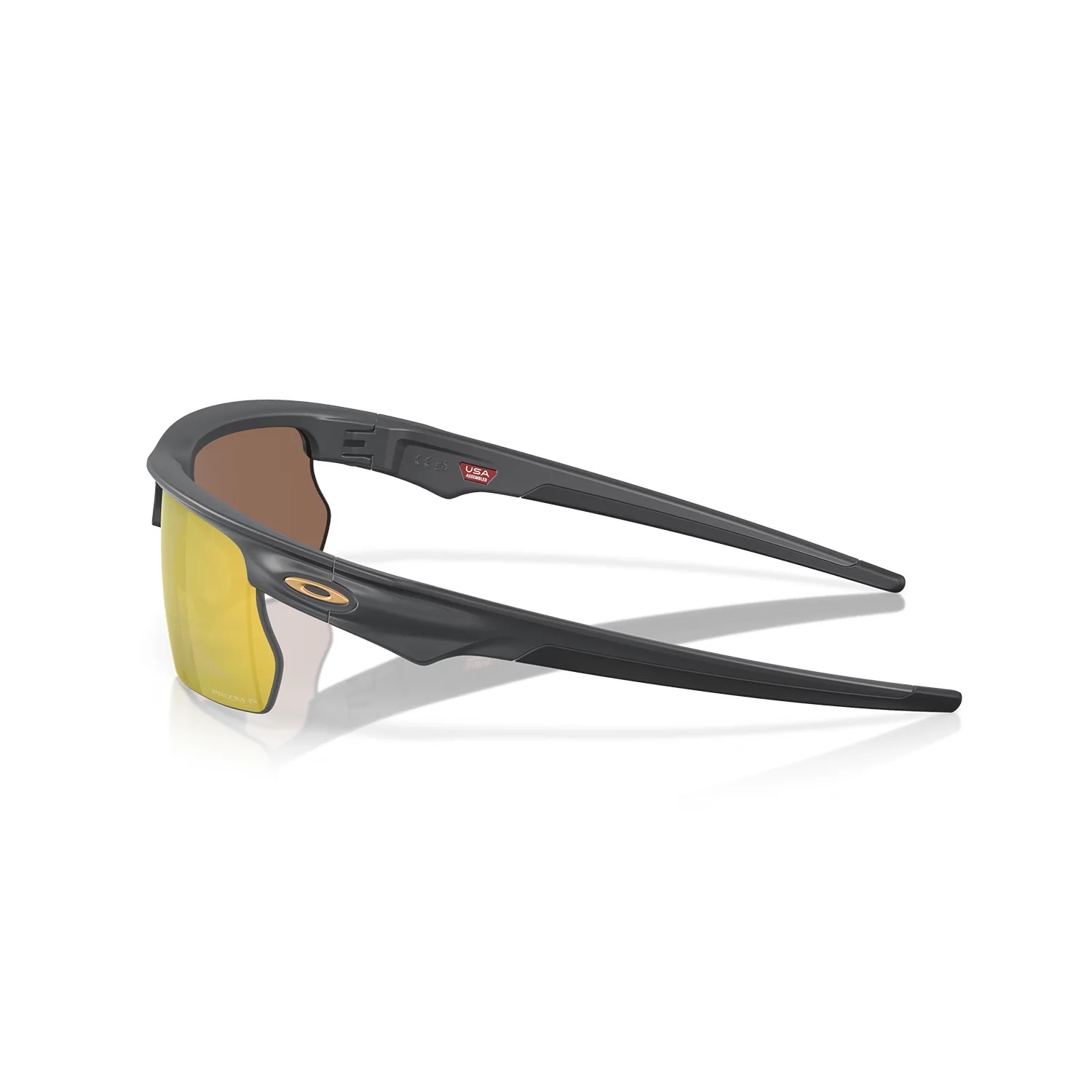 Oakley Bisphaera Sunglasses Matte Carbon/Prizm 24K Polar - Image 3