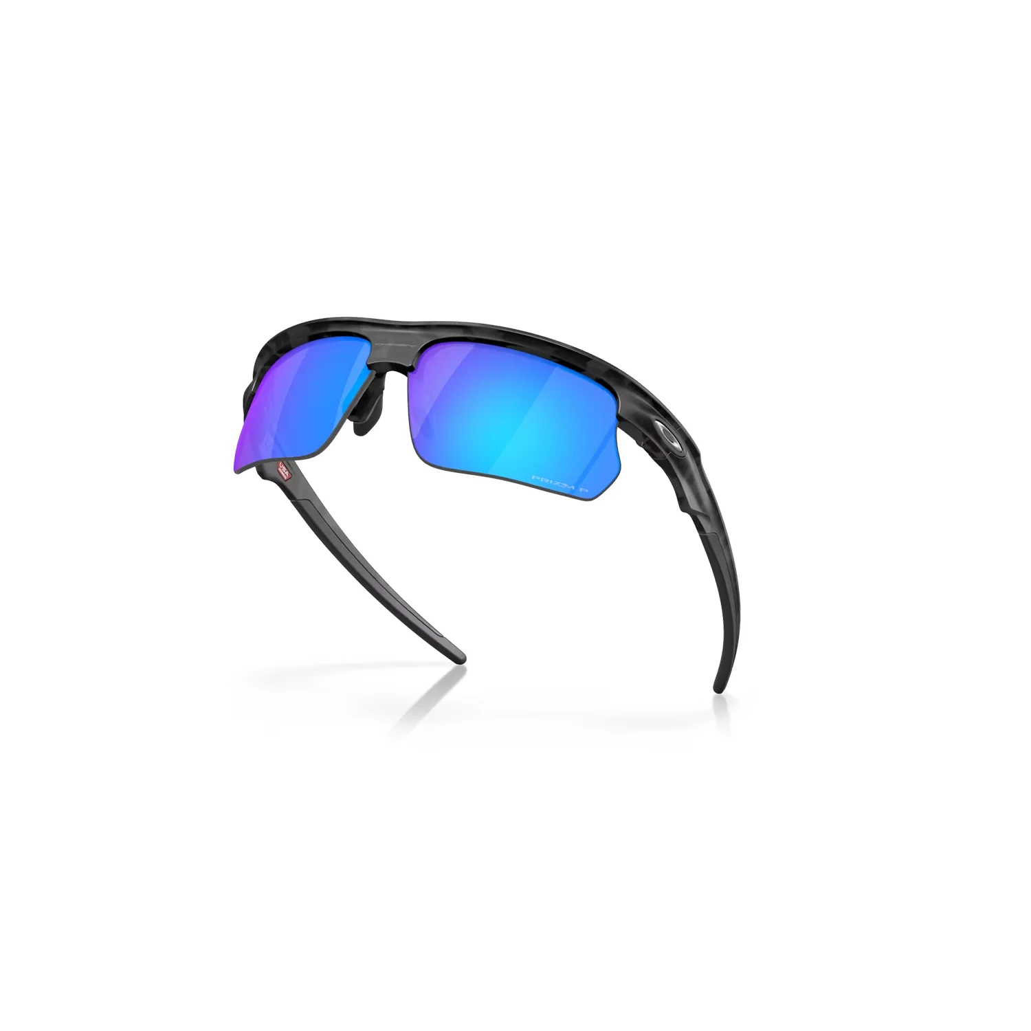 Oakley Bisphaera Sunglasses Matte Grey Camo/Prizm Sapphire Polarized - Image 2